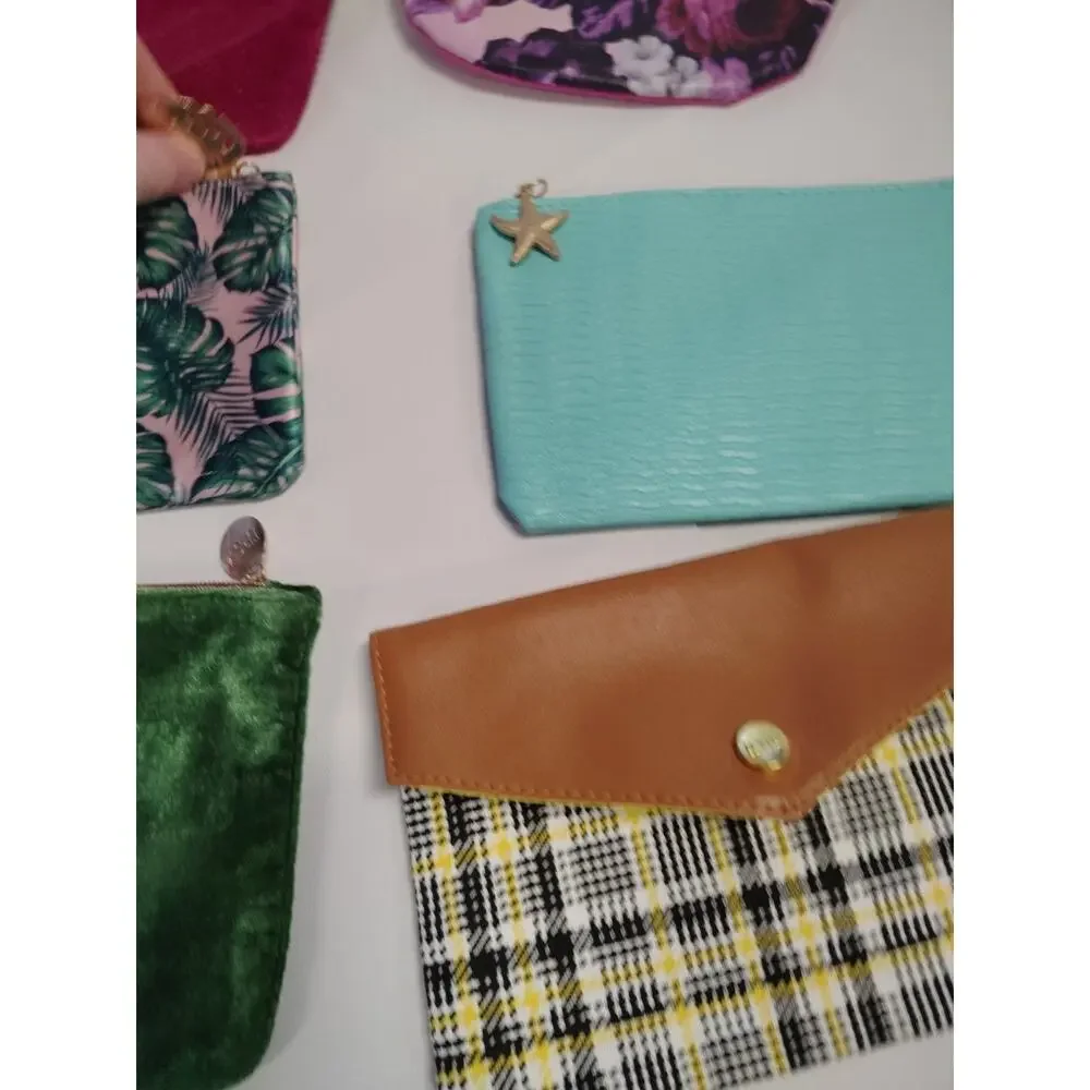 Ipsy Cosmetic Bags Variety Lot of 6 Travel Organization Makeup